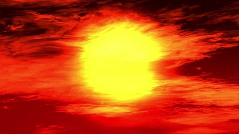 Sun red 스톡 동영상 296238263