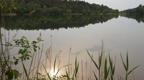 Sun With Red Sky Fotos de archivo