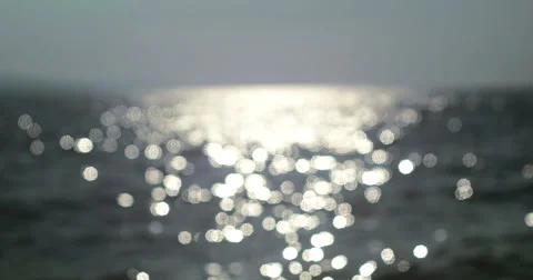 Sun reflected on the sea, summertime Stock Footage 52594664