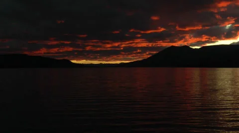 Sun reflecting off the clouds Stock Footage 33739712