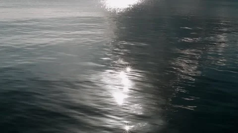 Sun reflecting in the sea Video stock 67648687