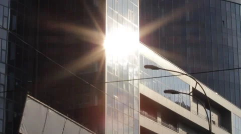 Sun reflection Stock Footage 41861688