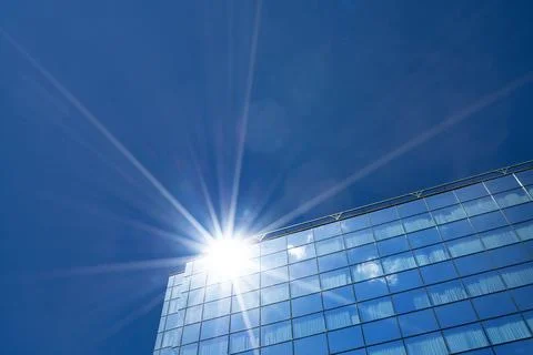 Sun reflection Stock Photos