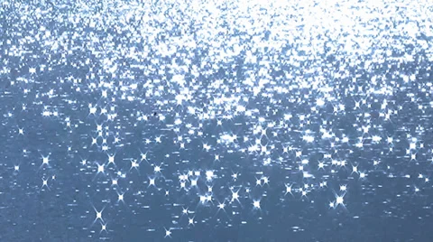 Sun Reflection at the Sea Stock Footage 36138431