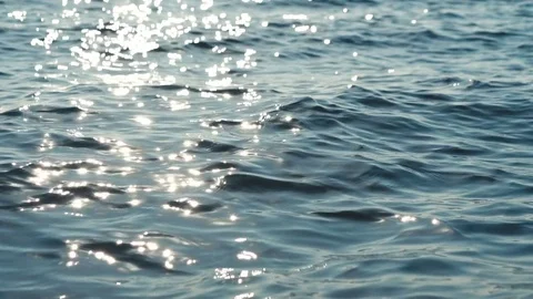Sun reflection on sea surface Stock Footage