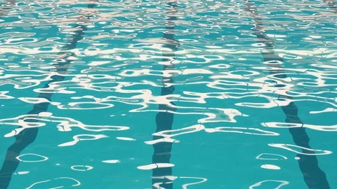 Sun reflection on a swimming pool Stock Footage 109500632