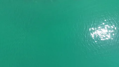 Sun Reflection on Turquoise Waters of Boracko Lake Stock Footage 294967352