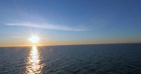 Sun reflection in the water Stock Footage 50541486