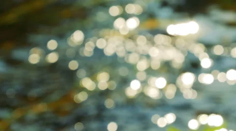 Sun reflection on a water surface Stock Footage 65305959