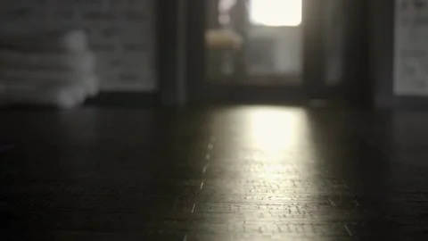 Sun reflections on the floor Stock-Footage 102548014