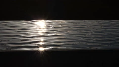 Sun reflections in the lake Stock Footage 181851145