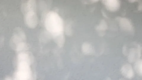 Sun reflections summer motion bokeh on the light wall Video stock 158270952