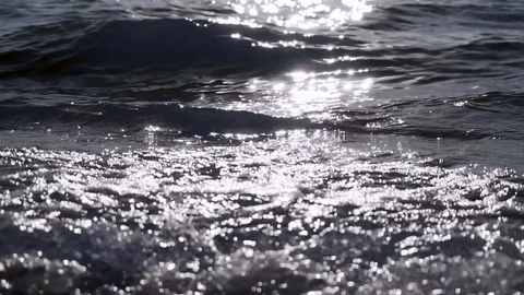 Sun Reflections on Water Surface Видео 79535645
