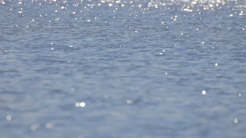 Sun Reflections at the Water Surface Stockbeeldmateriaal 107743698