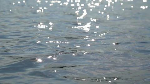 Sun Reflections at the Water Surface Видео 153475218