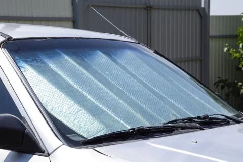 Sun Reflector windscreen Stock Photos