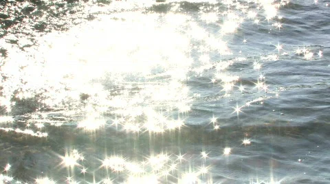 Sun reflexion in water. Video stock 707485