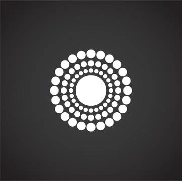 Sun related icon on background for graphic and web design. Creative illustration Stock Illustration