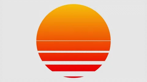 Sun retro loop background Video stock 237992648