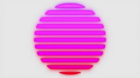 Sun retro loop Wave Stock Footage 237993165