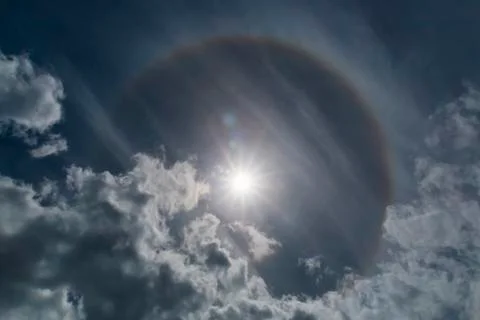 Sun Ring Halo Stock Photos