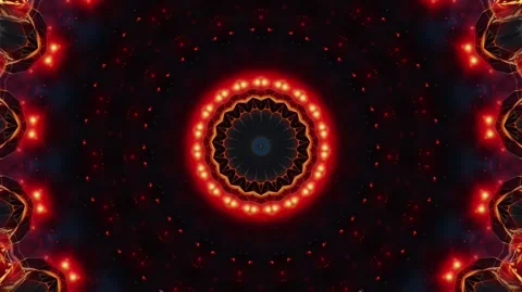 Sun Ring Kaleidoscope II Stock Footage 245675430
