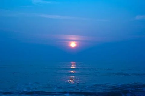Sun rise on the beach 15 Stock Photos