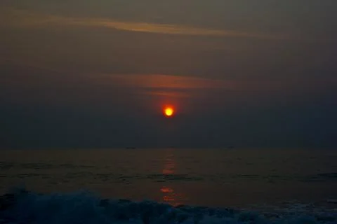 Sun rise on the beach 7 Stock Photos