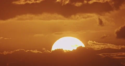 Sun rise clouds time lapse, sunrise sky timelapse, beautiful nature dawn, big 4K Stock Footage 231537075