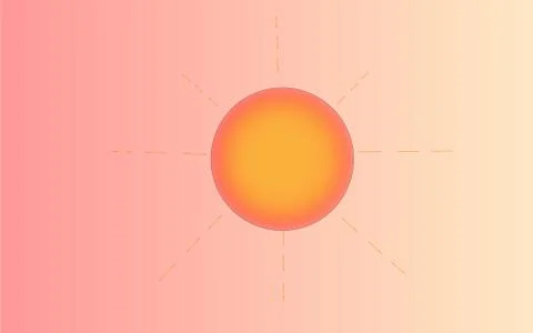 Sun rise Stock Illustration