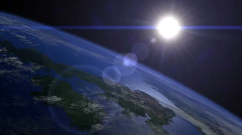 Sun Rise on UK Stock Footage 24507620