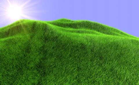The sun rises because of mountain Ilustración de archivo