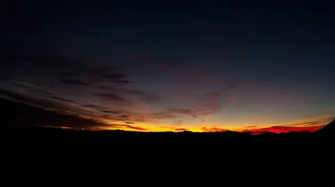 The sun rises over Jackson Hole, Wyoming from Teton Pass Stock Footage 36319157