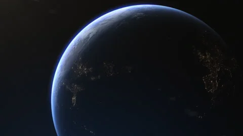 Sun Rising on Earth's Surface Stock Footage 139692185