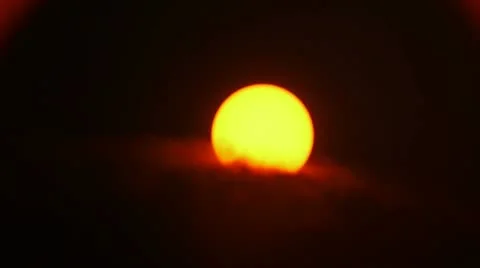 Sun rising over clouds timelapse Vidéo 11397189