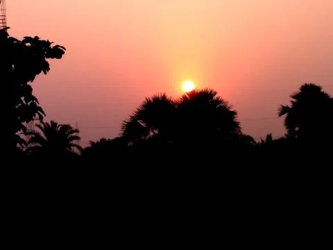 Sun is rising Stock Photos