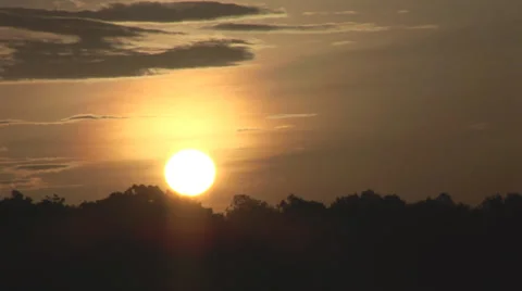 Sun Rising Time Lapse 16x Stock Footage 33445253