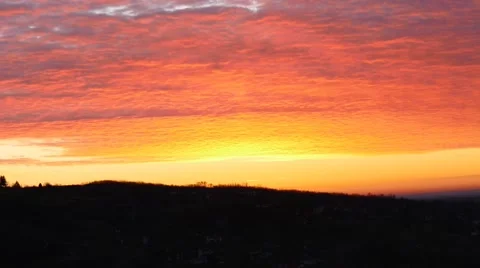 Sun Rising Timelapse Stock Footage 48275942