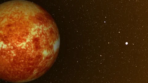 Sun Rotating, Animated Sun Video Stock Footage 258132204