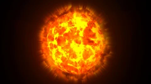 Sun Rotating Stock Footage 105850909