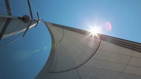 Sun in the sail Stock Footage 30441321