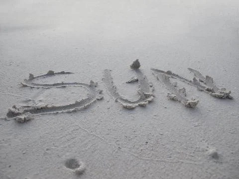 Sun in the sand Stockfoto's