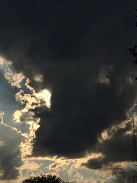 Sun in Sandusky Foto stock