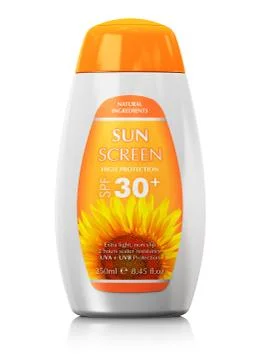 Sun screen lotion イラスト素材