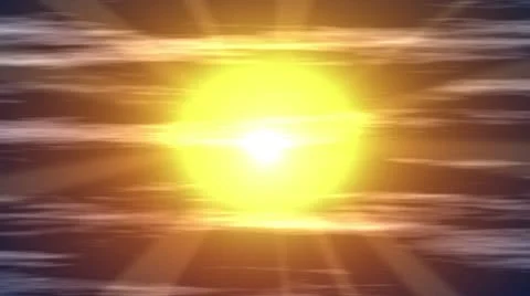 Sun, seamless loop Stock Footage 10577212