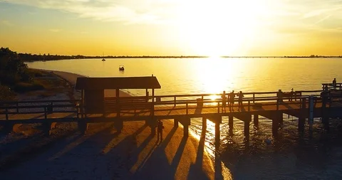 Sun sent in the island Stock Footage 106581046