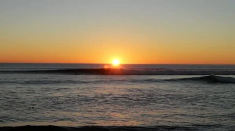 Sun Set and Surfers Video stock 22147196