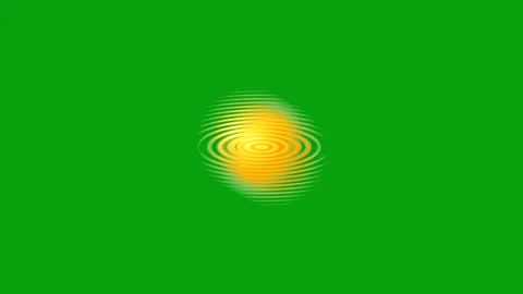 Sun set effect in the Lake on green screen Stock Footage 342615814