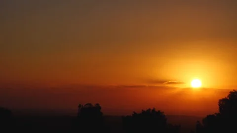 Sun set Stockbeeldmateriaal 124686126