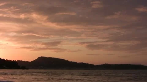 Sun Set in Greece Video stock 10851010